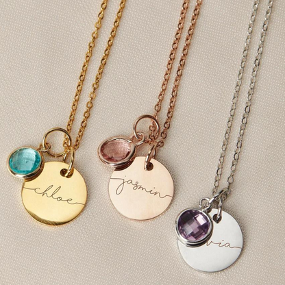 Cos & Coon™ Birthstone Name Necklace